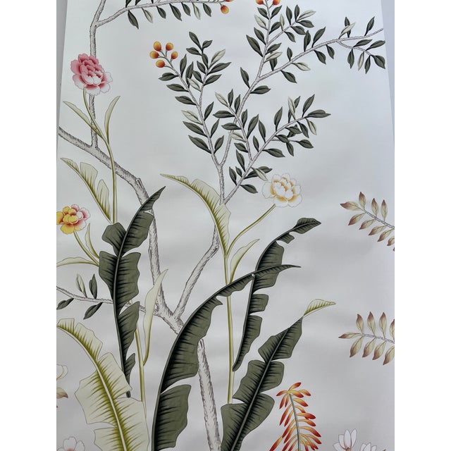 If you love the look of De Gournay wallpaper but not the price, this is for you. Verdant Garden Chinoiserie Hand-Painted...