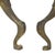 Antique British Victorian Brass Fire Dogs, 1880, Set of 2 For Sale - Image 13 of 18
