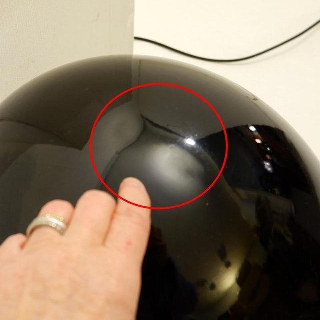 Black Model 660 Table Lamp by Elio Martinelli for Martinelli Luce For Sale - Image 11 of 12