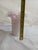 1990s Vintage MCM Fenton Pink Crest Ruffled EdgeMilk Glass Vase For Sale - Image 5 of 5