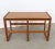 Mid-Century Modern Set of 3 Mid-Century Danish Modern Arne Hovmand-Olsen Mogens Kold Teak Nesting Tables For Sale - Image 3 of 12