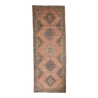 Vintage Distressed Sparta Rug Runner - 4'4" x 11'9" For Sale