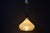 Rotaflex Pendant Light in White and Gold Rhodoid Shape, France, 1950s For Sale - Image 4 of 14