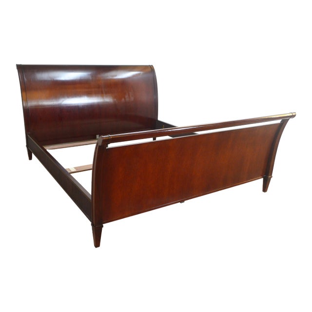 Barbara Barry for Baker King Sleigh Bed For Sale