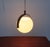 Mid-Century Swiss Space Age Plastic & Plywood Pendant Lamp from Temde, 1960s For Sale - Image 11 of 18