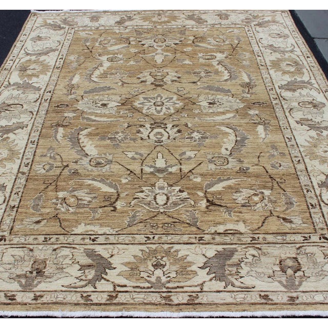 Textile Keivan Woven Arts Dsp-Bc11322 Sultanabad Design Rug- 8′ × 10′2″ For Sale - Image 7 of 11