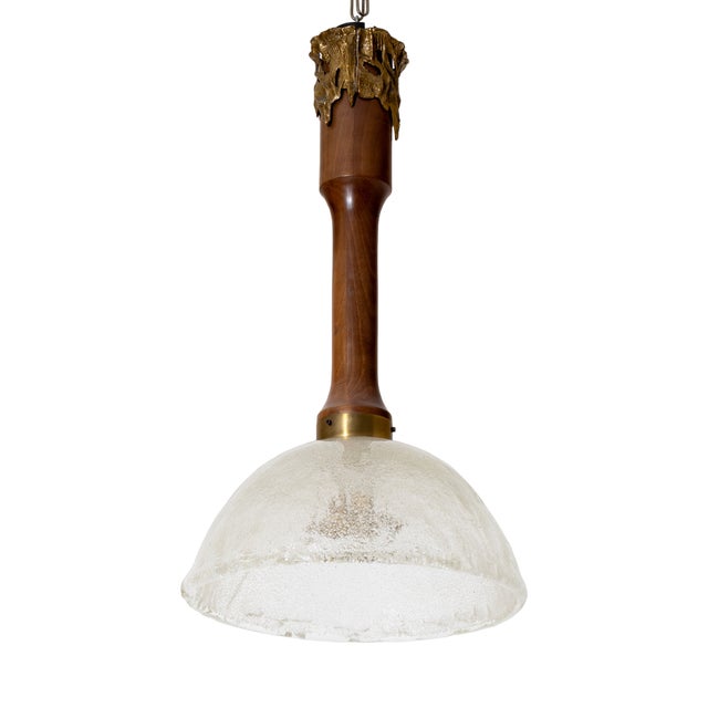 Vintage Italian Ceiling Lamp by Angelo Brotto, 1980s For Sale