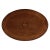 Brown Grace Oval 4 Legs Coffee Table, Medium Brown For Sale - Image 8 of 9
