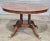 Theodore Alexander Regency Style Flame Mahogany Round Expanding Dining Table For Sale - Image 9 of 13