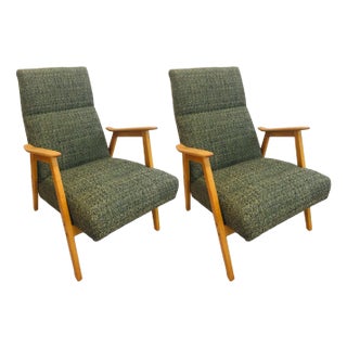 Set of Armchairs from Interier Praha, 1960s For Sale