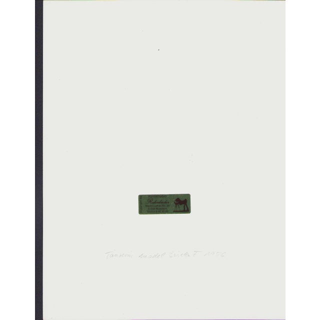 Photograph by klaus redenbacher, munich, 1954 in this striking 1954 portrait, german model gina poses in an improvised...