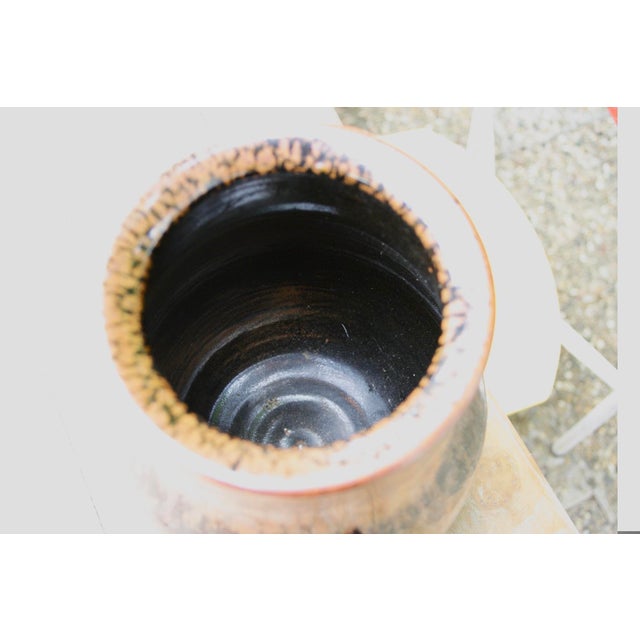 Large German Vase with Flowing Glaze by Horst Kerstan, 1985 For Sale - Image 9 of 10