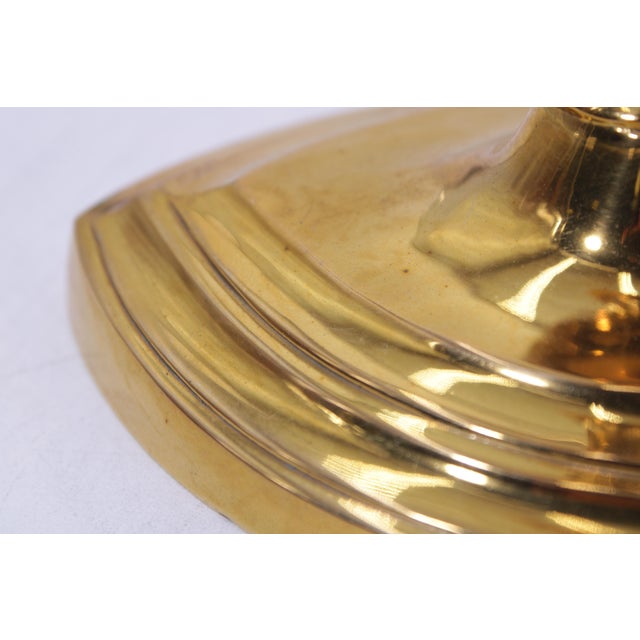 Mottahedeh Historic Natchez Brass Candlestick For Sale - Image 9 of 12