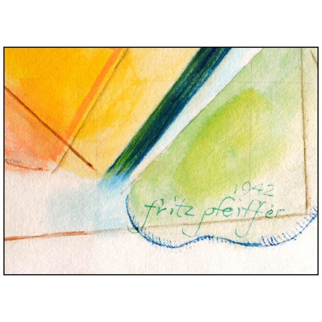 Abstract Mid 20th Century Historic, Fritz Pfeifter For Sale - Image 3 of 5