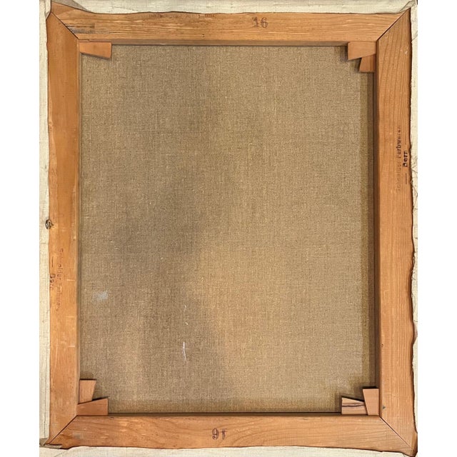 Henri Weissenbach, Mountain Landscape, Oil on Canvas, 1930 For Sale - Image 8 of 9