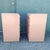 These sculptural Postmodern nightstands embody the sleek, minimalist aesthetic of the late 1980s and early 1990s with...