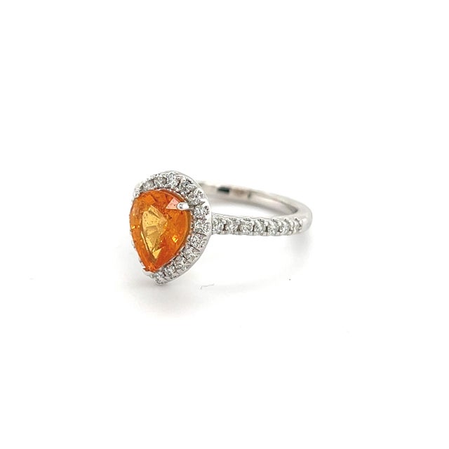 Natural Sapphire Diamond Ring 14k Gold 2.48 TCW Certified For Sale - Image 12 of 16