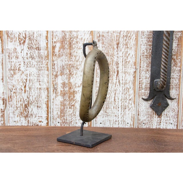 African Aged Bronze Tribal Anklet For Sale In Los Angeles - Image 6 of 9