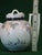 Mid 19th Century Satsuma Teapot Hand-Painted Vines & Blossoms Square Handle Japanese Meiji Period Signed For Sale - Image 17 of 18
