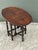 Vintage English Gate Leg Side Table For Sale - Image 11 of 12