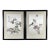 Vintage Framed Chinese Silk Embroidery Panels Birds and Flowers Huaniao Art Pair For Sale