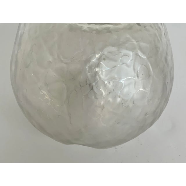 Modern Antique Loetz Small Textured Pinched Art Glass Vase For Sale - Image 3 of 4