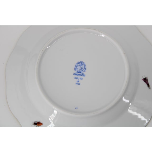 Asian Herend Rothchild Bird Salad Dessert Plate 7.5" Never Used For Sale - Image 3 of 5