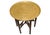 Middle Eastern Folding Tea Table with Removable Brass Circular Tray in the style of Liberty of London, 1890s, Set of 2 For Sale - Image 3 of 10
