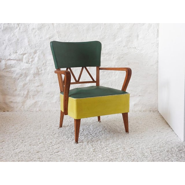 Rockabilly Beech Armchair, 1950s For Sale - Image 12 of 15