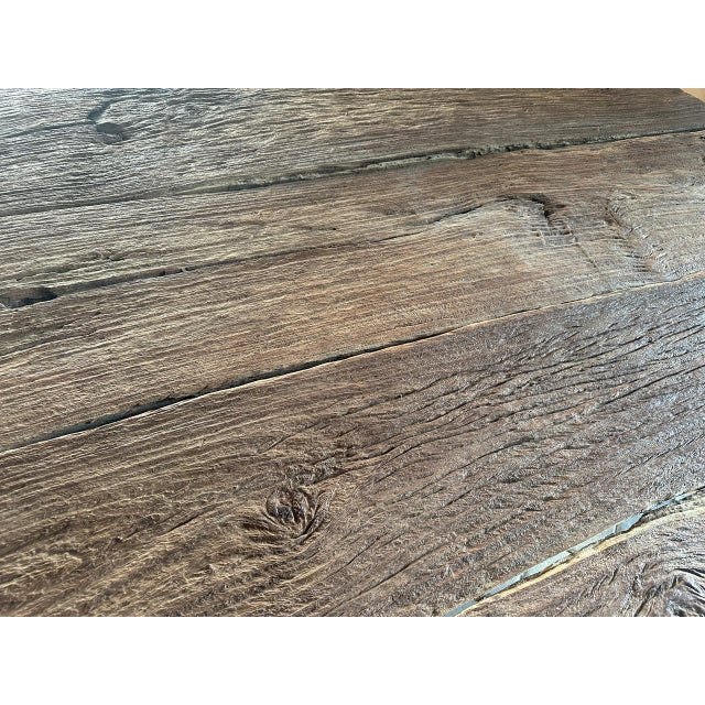 2010s Andrianna Shamaris Wabi Sabi Round Teak Wood Table For Sale - Image 5 of 18