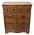 Vintage Five-Drawer Chest of Drawers in Rich Walnut Finish – Refinished Wood Dresser For Sale