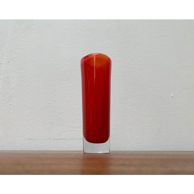 Mid-Century Scandinavian Glass Vase, 1960s For Sale - Image 11 of 18