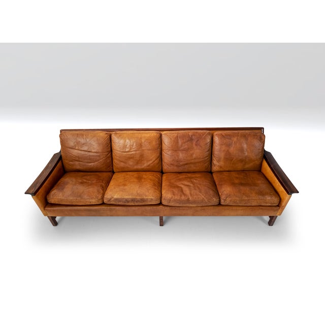 Minerva 4-Seater Sofa by Torbjørn Afdal for Bruksbo, Norway, 1960 For Sale - Image 6 of 18
