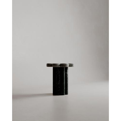 Not Yet Made - Made To Order Marbelle Side Table in Green Marble and Brass by Esther Knopfler For Sale - Image 5 of 15