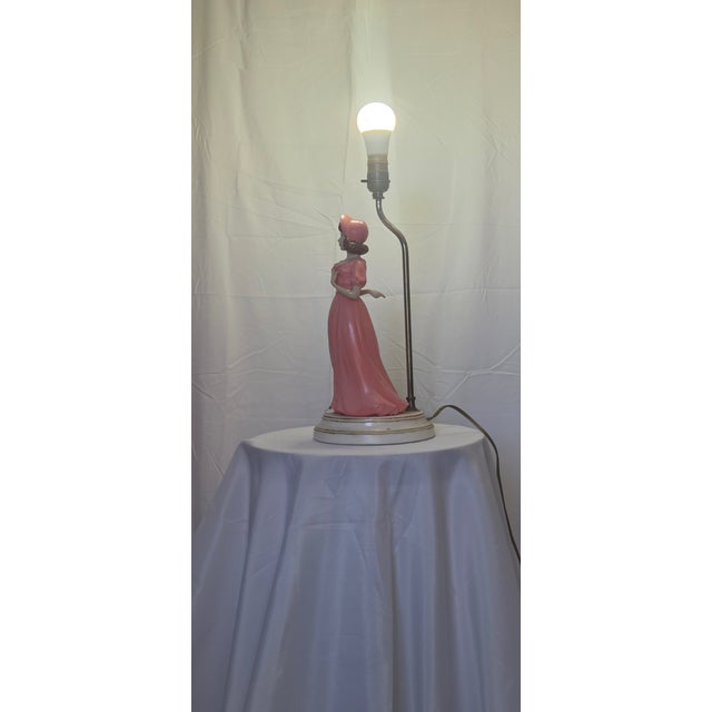 Vintage Pinkie & Blue Boy Figural Table Lamps – Matching Pair For Sale - Image 13 of 17