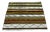 1960s Cabin Style Small Turkish Hand Knotted Striped Kilim Rug For Sale