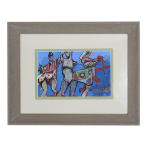 Early 21st Century Surrealist Julie Kahn Valentine Figural Painting