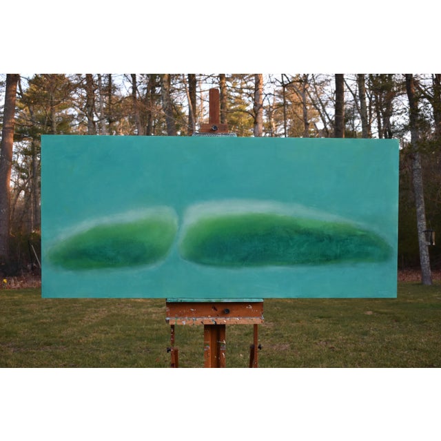 A deep, meditative, calming state. I had a different painting in mind when I started. It's hard to let go of a...