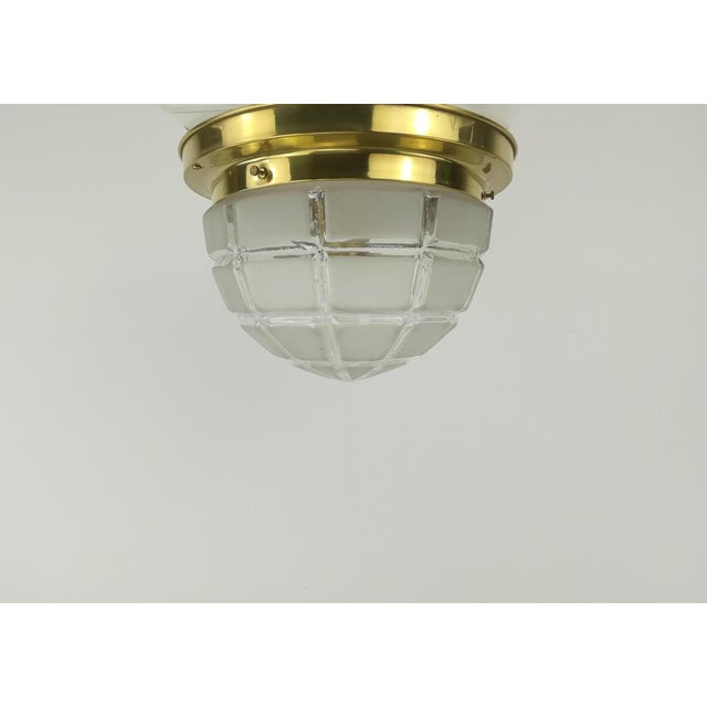 Gold Viennese Ceiling Lamp, 1930s For Sale - Image 8 of 8