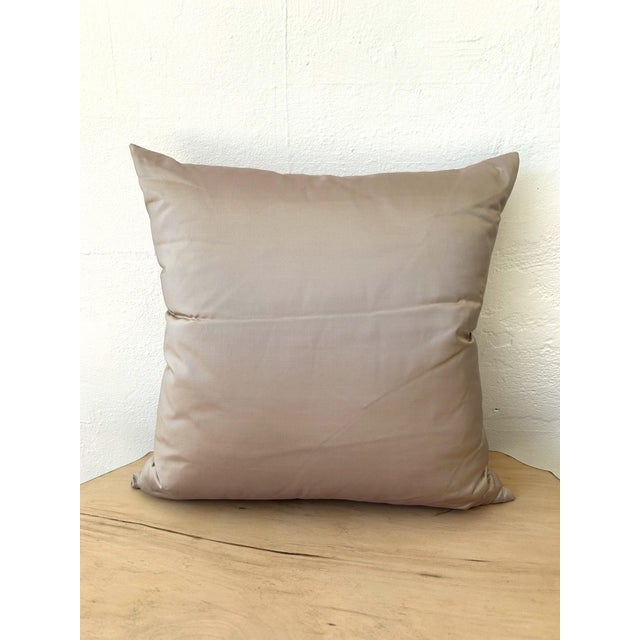 Pair of Luxe Lilac Pillows With Metallic Trim For Sale - Image 4 of 7