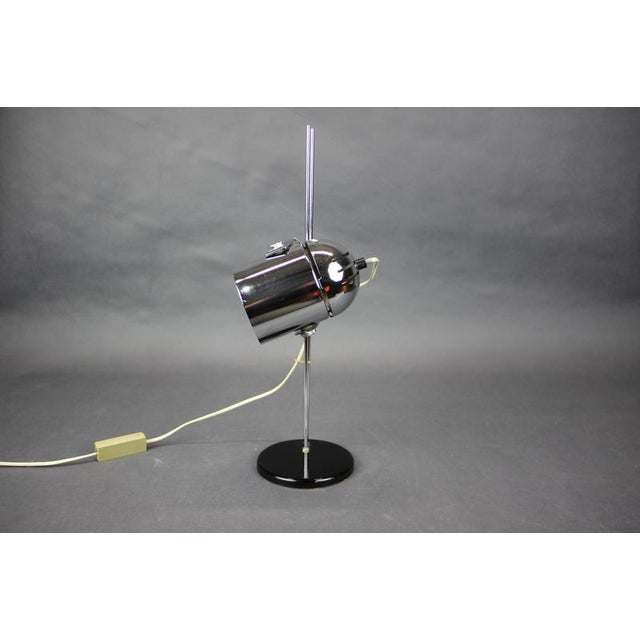 Mid-Century Adjustable Table Lamp attributed to Stanislav Indra, Czechoslovakia, 1960s For Sale - Image 6 of 12
