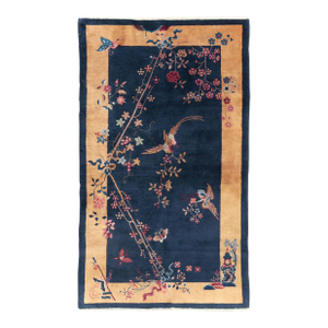 Galerie Shabab Collection Mid-20th Century Handmade Chinese Art Deco Accent Rug