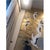 Hand‑Painted Gold Leaf Crane Panoramic Mural Wall Panels For Sale - Image 6 of 8