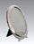Elegant English Silver Plated Oval Photo Picture Frame 5 X 7" For Sale - Image 4 of 6