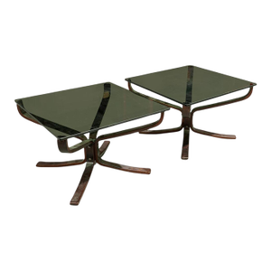 1960s Norwegian Falcon Tables by Sigurd Russell for Vatne Mobler- A Pair