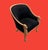 Mid 20th Century Mid 20th Century French Empire Style Bergère Chair With New Midnight Blue Velvet Upholstery For Sale - Image 5 of 10