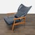 Modern 1960s John Boné Lounge Chair and Ottoman Set – Leather Upholstery, Wooden Frame For Sale - Image 3 of 7