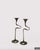 Brutalist Brass Candlesticks attributed to Kurt Jesch, 1960s, Set of 2 For Sale - Image 3 of 3