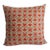 Printed Cotton Floral Square Indian Pillow For Sale