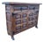 Rustic Spanish Carved Wooden Sideboard, 1980s For Sale